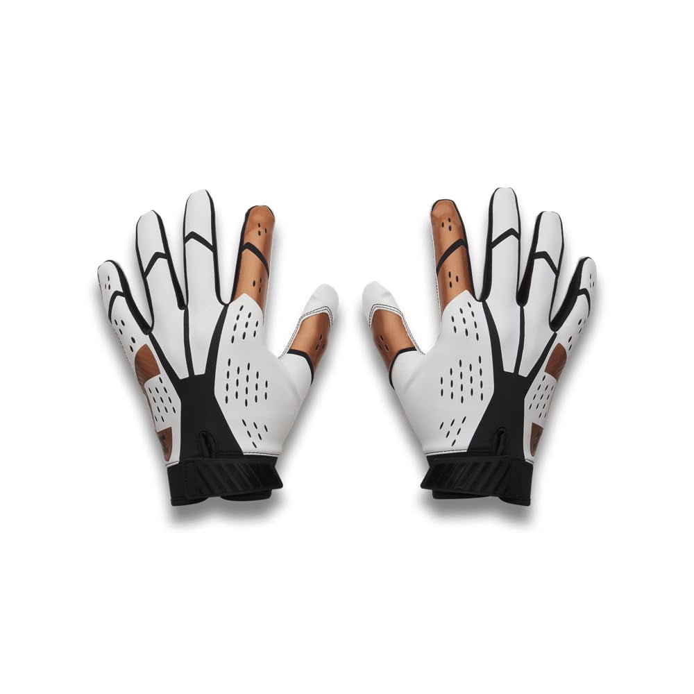 Guantes De Fútbol Under Armour Blur Para Hombre, Talla X-small, Blancos
