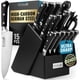 thumbnail image 1 of Juego de cuchillos Cutluxe Artisan Series de 15 piezas con bloque de madera negro, 1 of 7