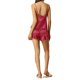 thumbnail image 3 of INSPIRE CHIC Conjunto de Pijamas para Mujeres de Color Sólido 3 Piezas Camiseta de Tirantes Pantalones Cortos Pantalones Señoras XS Rojo, 3 of 6