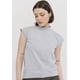 thumbnail image 3 of Polera Mujer Cuello Mock Gris Melange Corona, 3 of 5