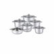 thumbnail image 1 of Batería de Cocina Ilko Prime 11 Piezas Plateado | Acero Inoxidable, 1 of 4