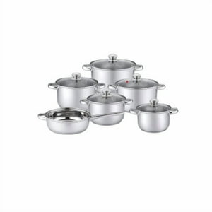 Batería De Cocina Ilko Prime 11 Piezas Plateado | Acero Inoxidable