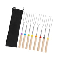 Ioensy - 8X Magnovsalws Toasting Sticks Herramienta De Parrilla De Fogata Para Salchichas Para Acampar Kebab