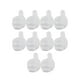 thumbnail image 1 of 10 Uds. Ganchos De Pared Para Pulgar Clip De Cable Auriculares Soporte De Cables Para Oficina En Casa Blanco, 1 of 3