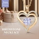 thumbnail image 2 of Collar  Love Pendant con Piedra de Nacimiento para Mujer, 2 of 3