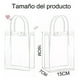 thumbnail image 2 of 20pcs Bolsa Regalo 15*16*7cm Con Asa Transparente Reutilizable Decoracion Transparente Genérica, 2 of 6