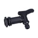 thumbnail image 3 of Grifo De Agua A Tope Negro Para Tanque De Almacenamiento De Lluvia Cubo De Almacenamiento De Jardín Grifo De Tanque Hebilla De Rosca PP, 3 of 5