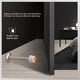 thumbnail image 5 of Topes de puerta KOVOSCH Solid Rigid, paquete de 2 con protector de pared, 5 of 6