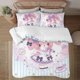 thumbnail image 1 of Bonbonribbon 3-Piece Bedding Set For Kids Boys Girls Adult Cartoon Warm Cute Fashion Holiday Present Gift Bed Sheets, 1 of 5