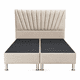thumbnail image 1 of Base Americana 2 Plazas con Respaldo Modelo Sol Tapizado en Felpa Beige, 1 of 5