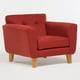 thumbnail image 2 of Sillón Joseph Rojo, 2 of 2