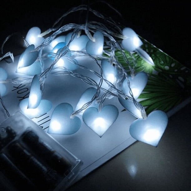 10pcs/20pcs, LED Fairy Tale Lights Romantic Love Heart String Lights For Home Birthday Party Wedding Decoration