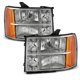 thumbnail image 2 of Par de faros AKKON para GMC Sierra 2007-2014 en cromo, 2 of 7