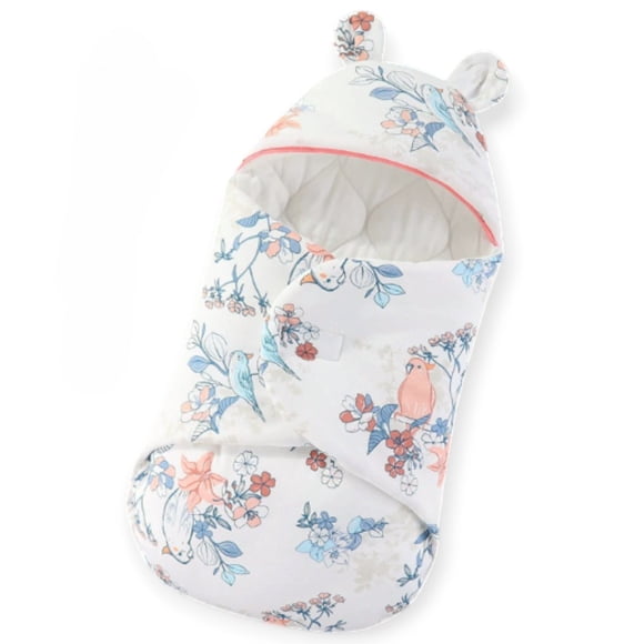 Saquito de Dormir para Bebé 100% Algodón – Colección Sueños Suaves - Flores del Sueño