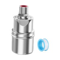 Magideal - Control Automático Del Nivel De Agua Válvulas De Tanque De Agua Rosca Macho De Llenado Automático Ajustable Válvulas De Flotador De Llenado Automático Espesar 1/2Inch Superior