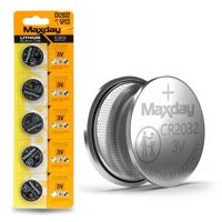 Gen - Pack Tira 5 Pilas Tipo Boton Litio Cr2032 Lithium Multicolor