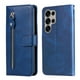 thumbnail image 1 of Funda con Cremallera para Samsung Galaxy S25 Ultra, Carcasa Cartera de Cuero PU con Soporte y Tarjetero, 1 of 6