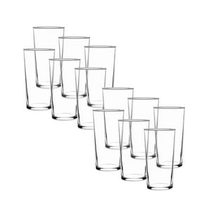 Set 12 Vasos Altos Montecarlo Tragos Bebidas Allegra 340Ml