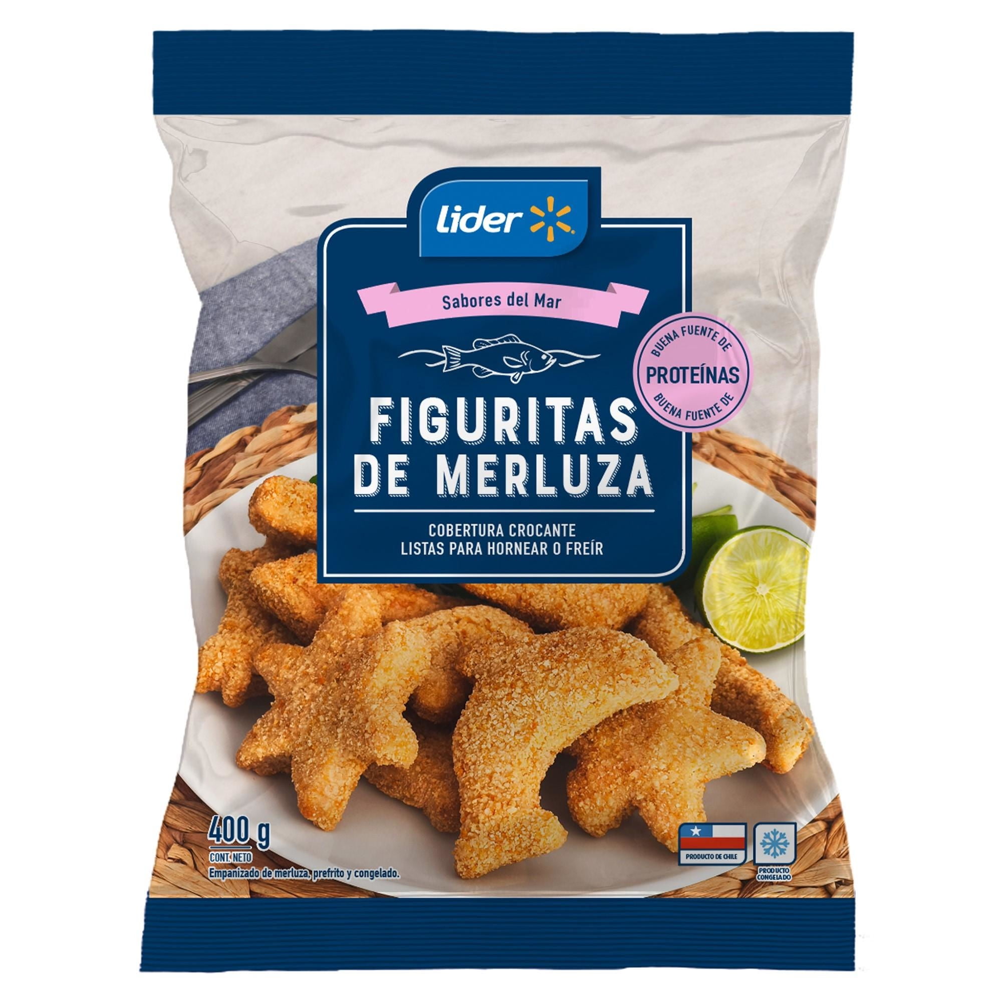 Figuritas De Merluza 400 g Lider