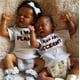 thumbnail image 2 of Muñecas Reborn GYCV Twins negras de 46 cm con accesorios de 1,4 kg, 2 of 3