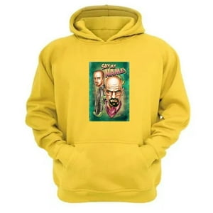 Genérico - Polerón Canguro Breaking Bad Amarillo Talla L Unisex