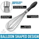 thumbnail image 3 of Batidor De Alambre De Acero Inoxidable Zulay De 12 Pulgadas Batidor De Globo De Cocina, 3 of 3