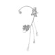 thumbnail image 5 of Mariposa Ear Cuff Pendientes Ear Clips Wraps Around Pendientes Plata Izquierda, 5 of 5