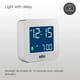 thumbnail image 3 of Reloj Despertador De Viaje Digital Con Despertador Tamaño Compacto Pantalla Lcd Negativa Ajuste Rápido Alarma Con Pitido Crescendo En Blanco Modelo Bc08w, 3 of 8