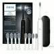 thumbnail image 1 of Black Series Ultra Whitening Toothbrush - 8 Brush Heads & USB Rechargeable Ultrasonic Tooth Brush – 420000 VPM Electric Motor & Travel Case - 6 Modes W Smart Time, 1 of 3
