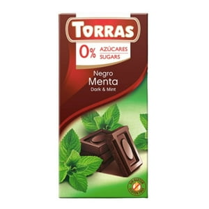 Torras Chocolate Classic Negro Con Menta 75 Gr
