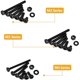 thumbnail image 4 of Kit de 1080 tornillos de cabeza hueca hexagonal de acero al carbono M2, M3 y M4 con surtido de tuercas (negro), 4 of 6