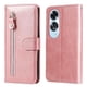 thumbnail image 4 of Funda con Cremallera para OPPO A60 4G, Carcasa Cartera de Cuero PU con Soporte y Tarjetero, 4 of 6