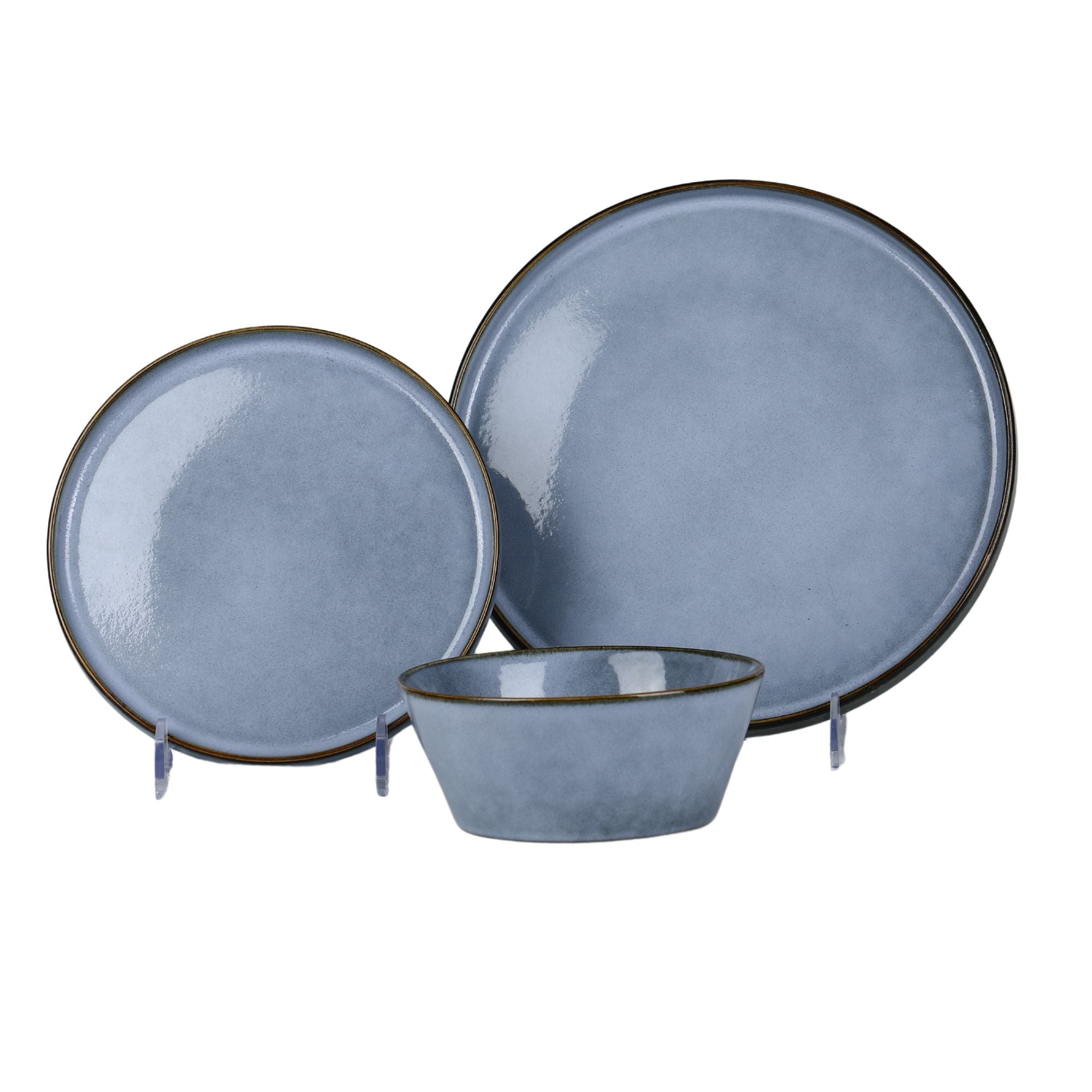 Decoexpress - Juego De Loza 18 Piezas Vajilla Cerámica Bali