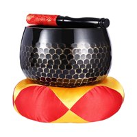 Magideal - Cuenco Para Cantar, Juego De Cuencos Para Cantar Tibetanos, Cuenco Para Meditación Budista Artesanal Auténtico Hecho A Mano Para Decoración De Música