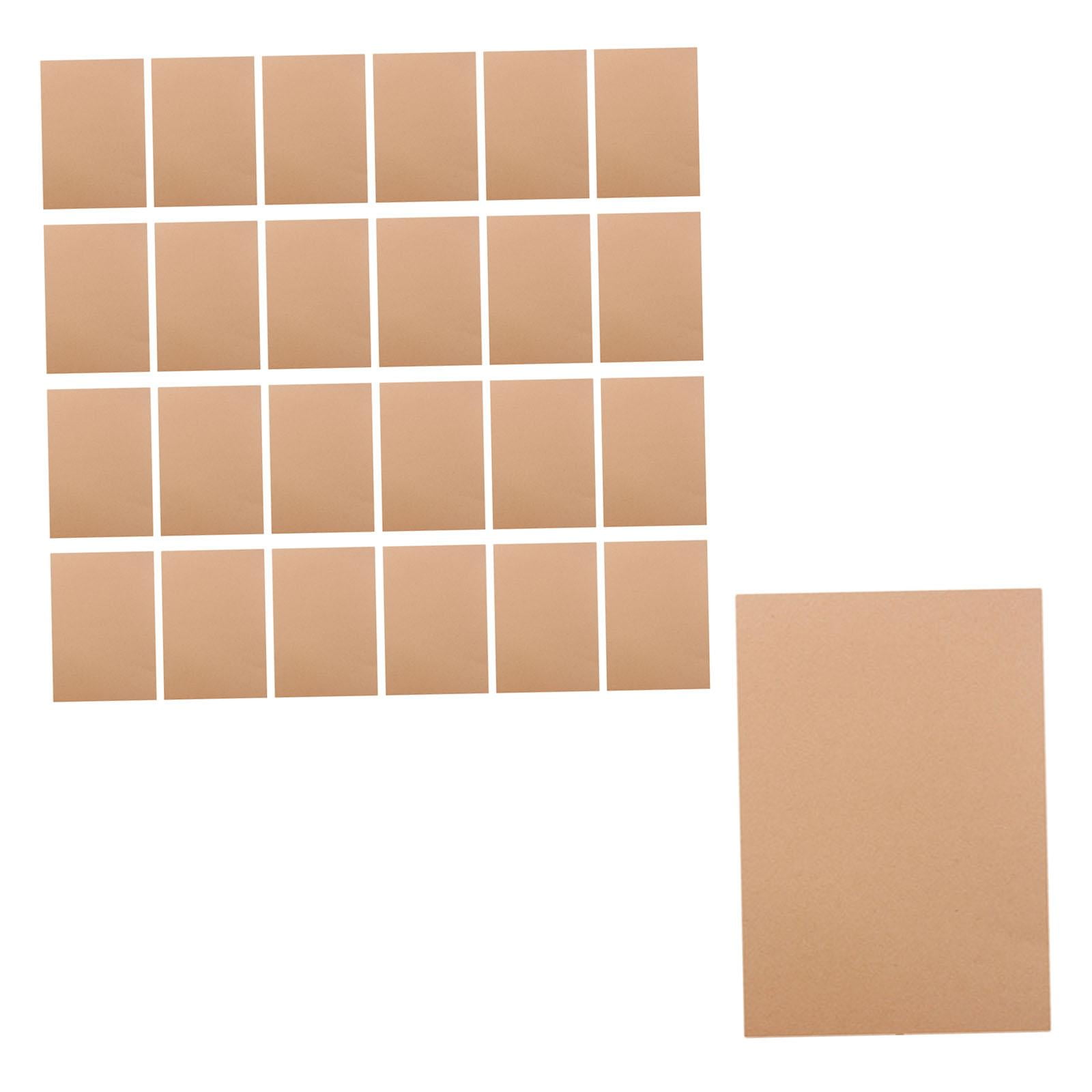 Magideal - 25 Piezas De Papel De Marcado Para Grabado Láser, 29,7 X 21 Cm, Suministros Para Manualidades, Materiales De Grabado Láser Para Grabador H2d, Vidrio Y Caqui