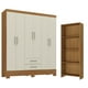 thumbnail image 1 of Combo Clóset 6 puertas 2 Cajones + Librero Off White R6216, 1 of 10