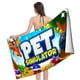 thumbnail image 4 of Pet Simulator Toalla de playa de secado rápido con diseño temático, regalo para mujeres y niñas, ideal para cumpleaños, fans, amantes de la música, uso en la playa o al aire libre, 78 × 150 cm, 4 of 6