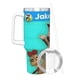 thumbnail image 3 of ¡Jakers! Las Aventuras de Piggley Winks Vaso aislado de acero inoxidable con asa, diseño temático, regalo para familia, amigos y fans; incluye pajita y encaja en el portavasos estándar, 40 oz, 3 of 6