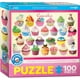 thumbnail image 1 of Puzzle Eurographics Cupcakes de 100 piezas, 1 of 2