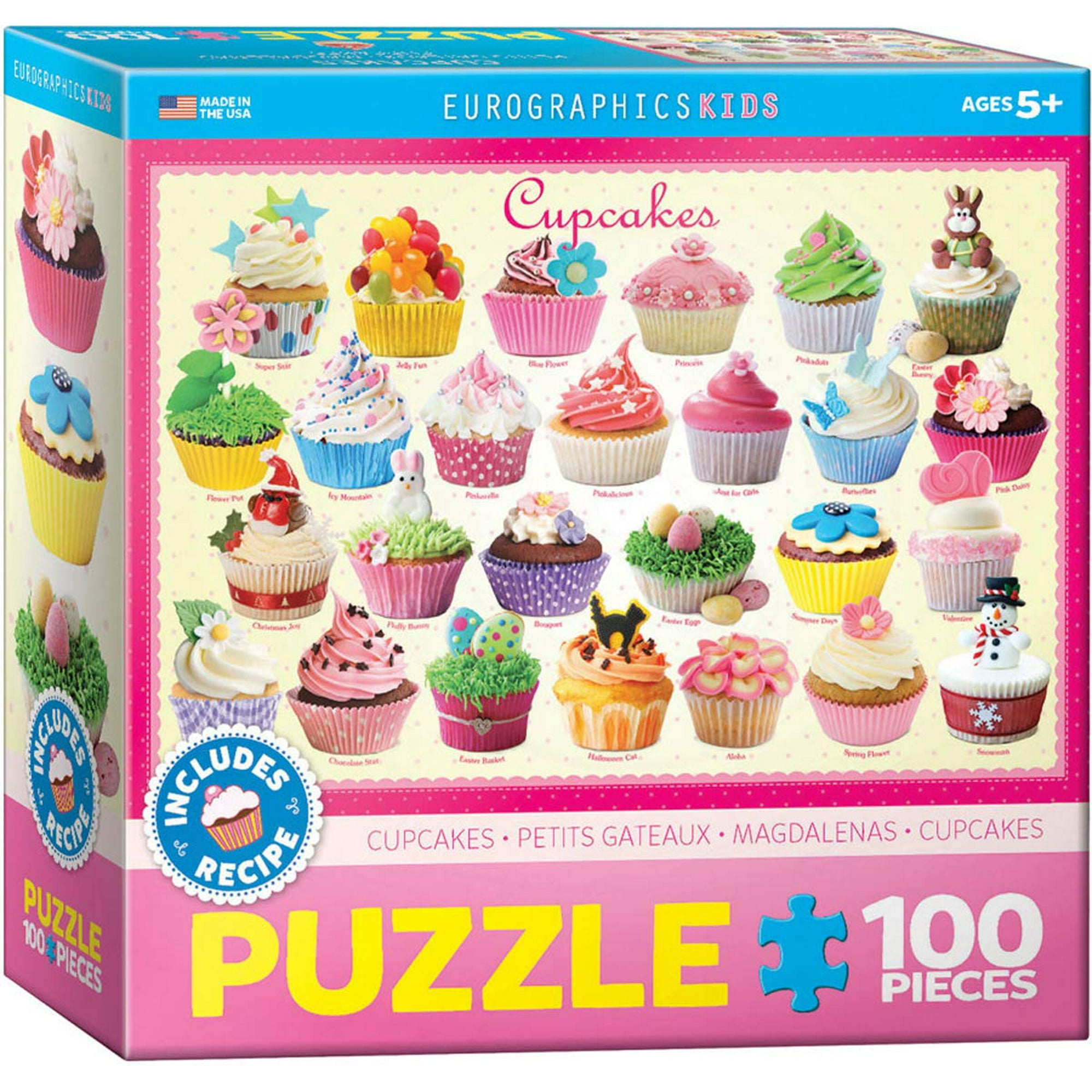 Puzzle Eurographics Cupcakes De 100 Piezas