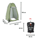thumbnail image 2 of Carpa Baño Vestidor Portátil + Ducha Portatil Solar 20litros, 2 of 5