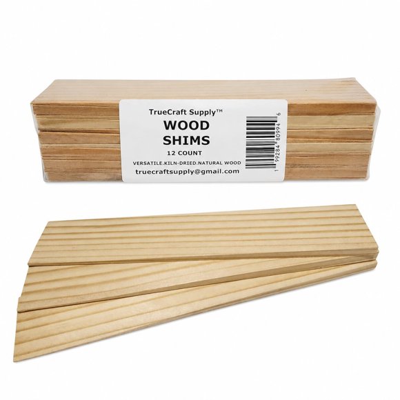 Calzas de Madera TrueCraft Supply de 8 Pulgadas, 12 Unidades