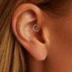 thumbnail image 2 of Pendiente ShineRose 8 mm/10 mm/12 mm CZ Plata/Oro, 2 of 6