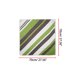 thumbnail image 2 of INSPIRA CHIC Pañuelos cuadrados de 70 cm con estampado de rayas Pañuelo para el cuello, cabeza, pañuelo para el cuello, diadema para damas Gris Verde, 2 of 5