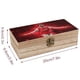 thumbnail image 2 of Bukayo Saka-theme Wooden Storage Box Rustic Wood Organizer Box Decorative Keepsake Box Multipurpose Desktop Storage Chest for Home Office Jewelry Trinkets Crafts Supplies, 2 of 6