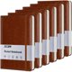 thumbnail image 1 of ZCZN 6 cuadernos rayados con tapa dura, 14 x 21 cm, color café, 1 of 3