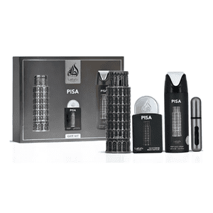 Lattafa - Pisa Edp 100 Ml + 20 Ml + Deo Spray 200 Ml Set 3 Pcs