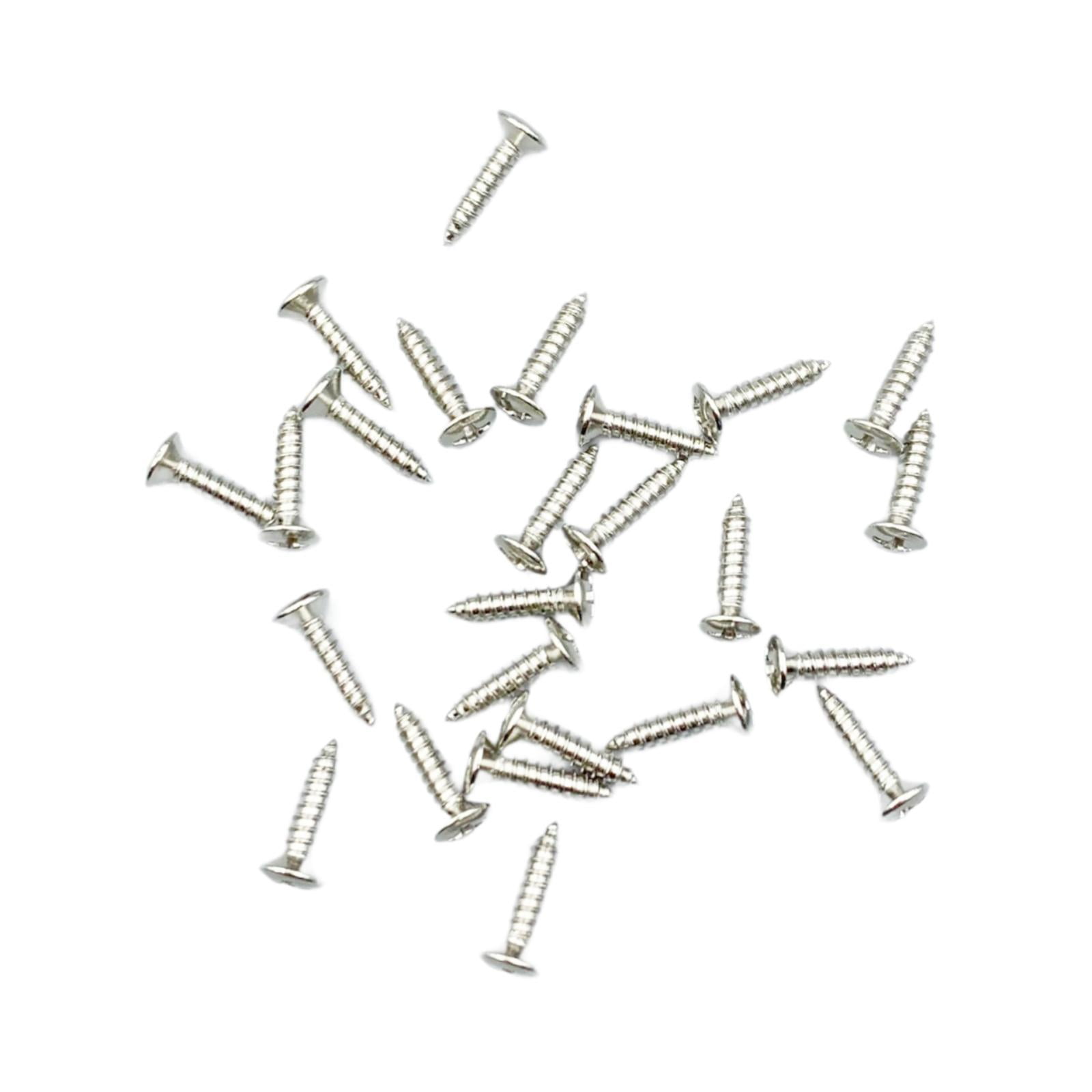 Bothyi - 25 Uds Tornillos Para Golpeador De Guitarra Tornillos Para Golpeador De Bajo Para Luthier Hobby