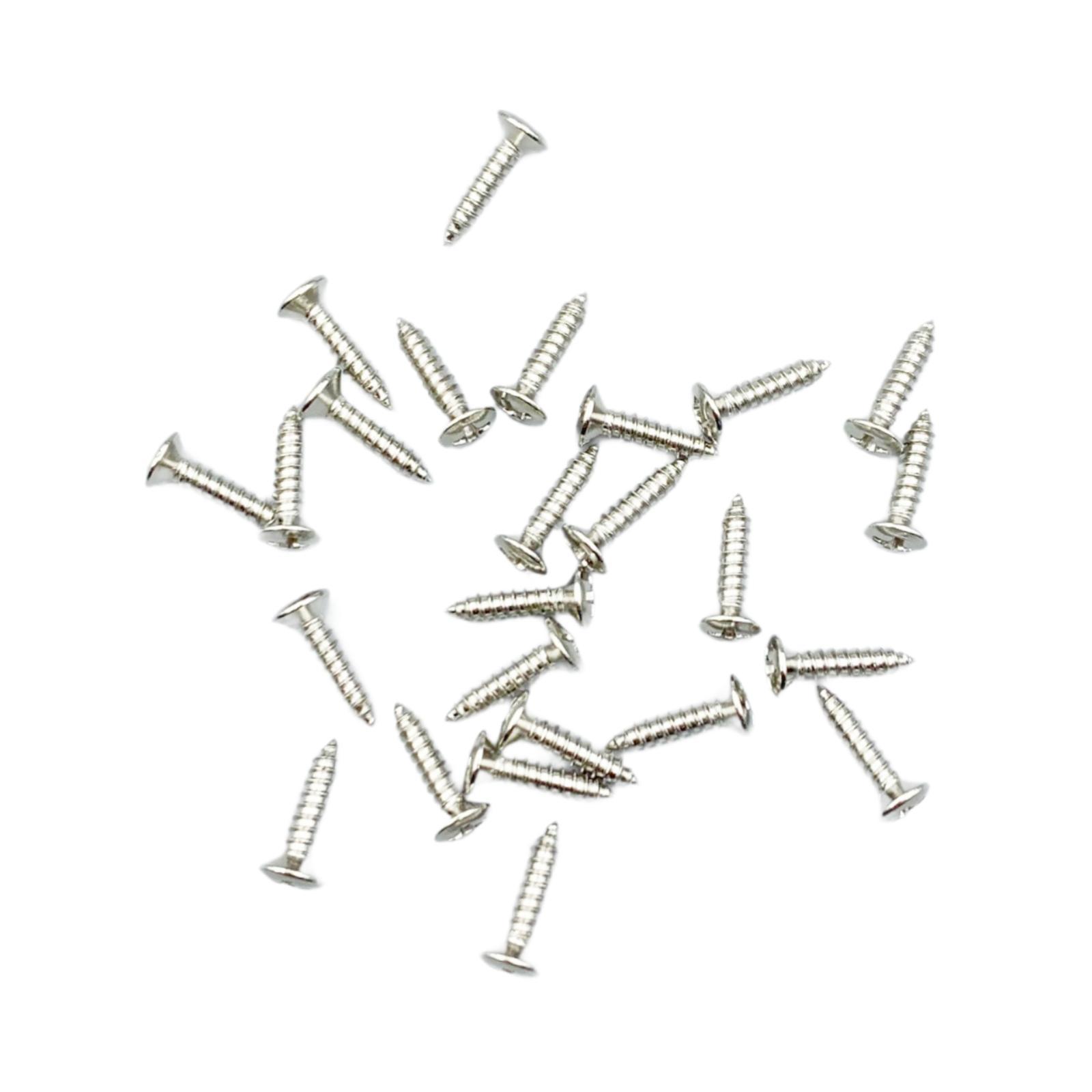 Bothyi - 25 Uds Tornillos Para Golpeador De Guitarra Tornillos Para Golpeador De Bajo Para Luthier Hobby