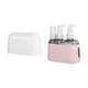 thumbnail image 1 of Botellas De Viaje Para Artículos De Tocador Contenedores De Tama?o De Viaje Para Cosméticos De Jabón En Espuma 3 Piezas Rosa, 1 of 5